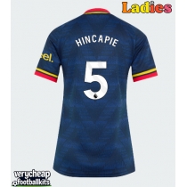 Arsenal Piero Hincapie #5 Replica Away Shirt Ladies 2026-27 Short Sleeve